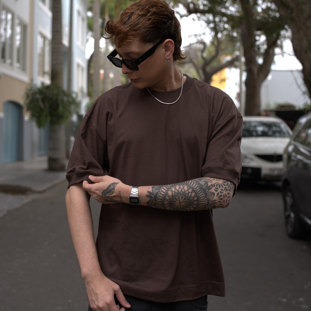 T-SHIRT EARTH BROWN