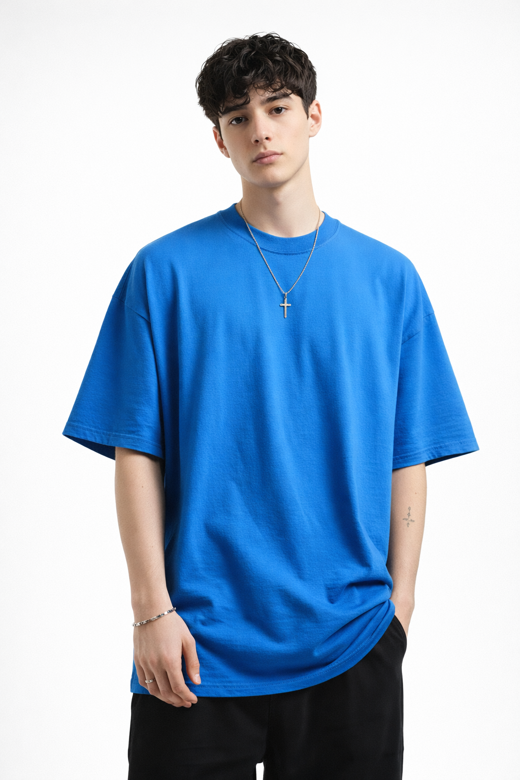 ESSENTIAL TURQUOISE BLUE T-SHIRT