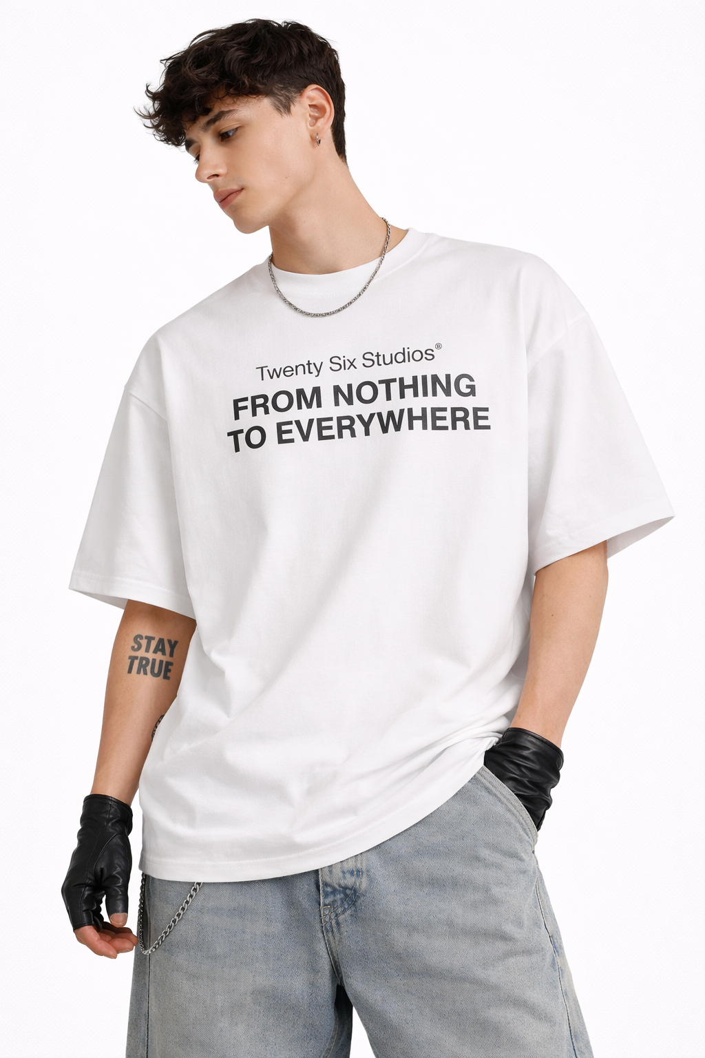 FROM NOTHING WHITE T-SHIRT