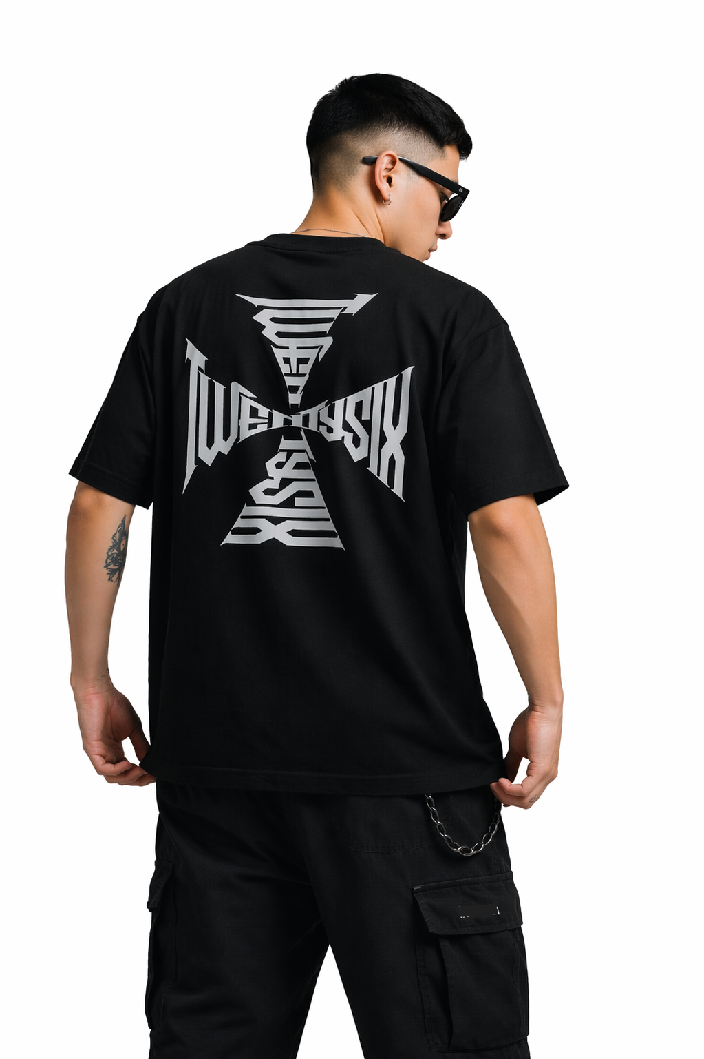 IDENTITY CROSS BLACK T-SHIRT