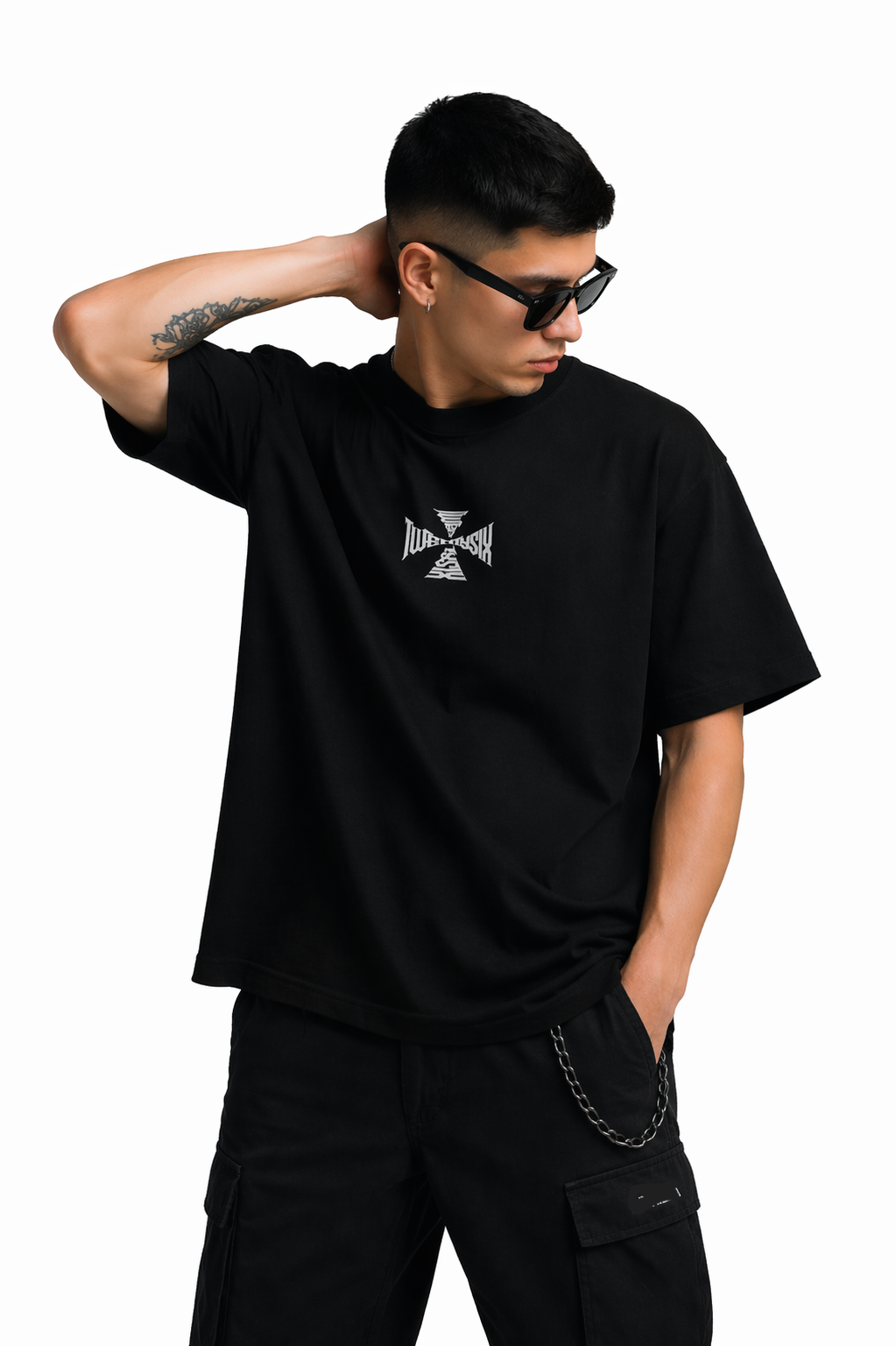 IDENTITY CROSS BLACK T-SHIRT