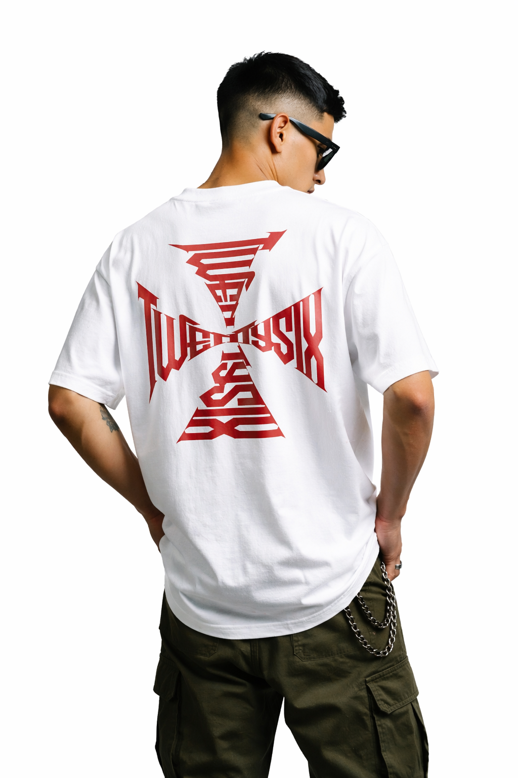 IDENTITY CROSS WHITE T-SHIRT