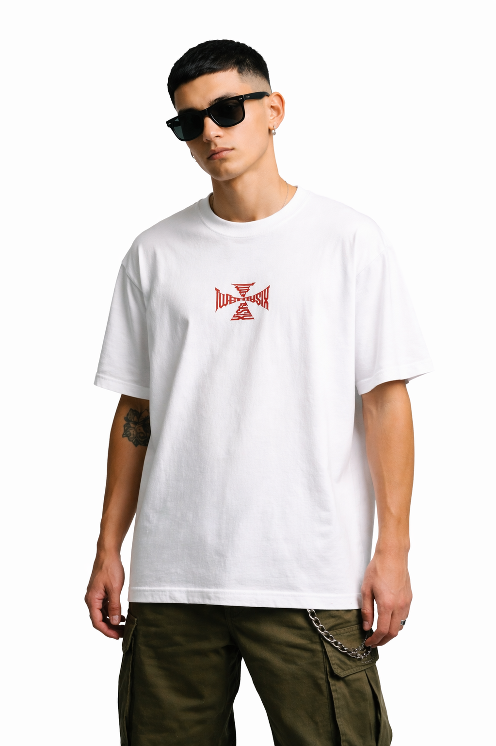 IDENTITY CROSS WHITE T-SHIRT