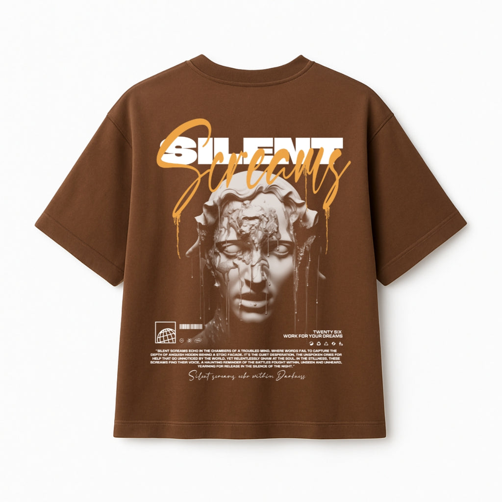 T-Shirt Earth Marrón