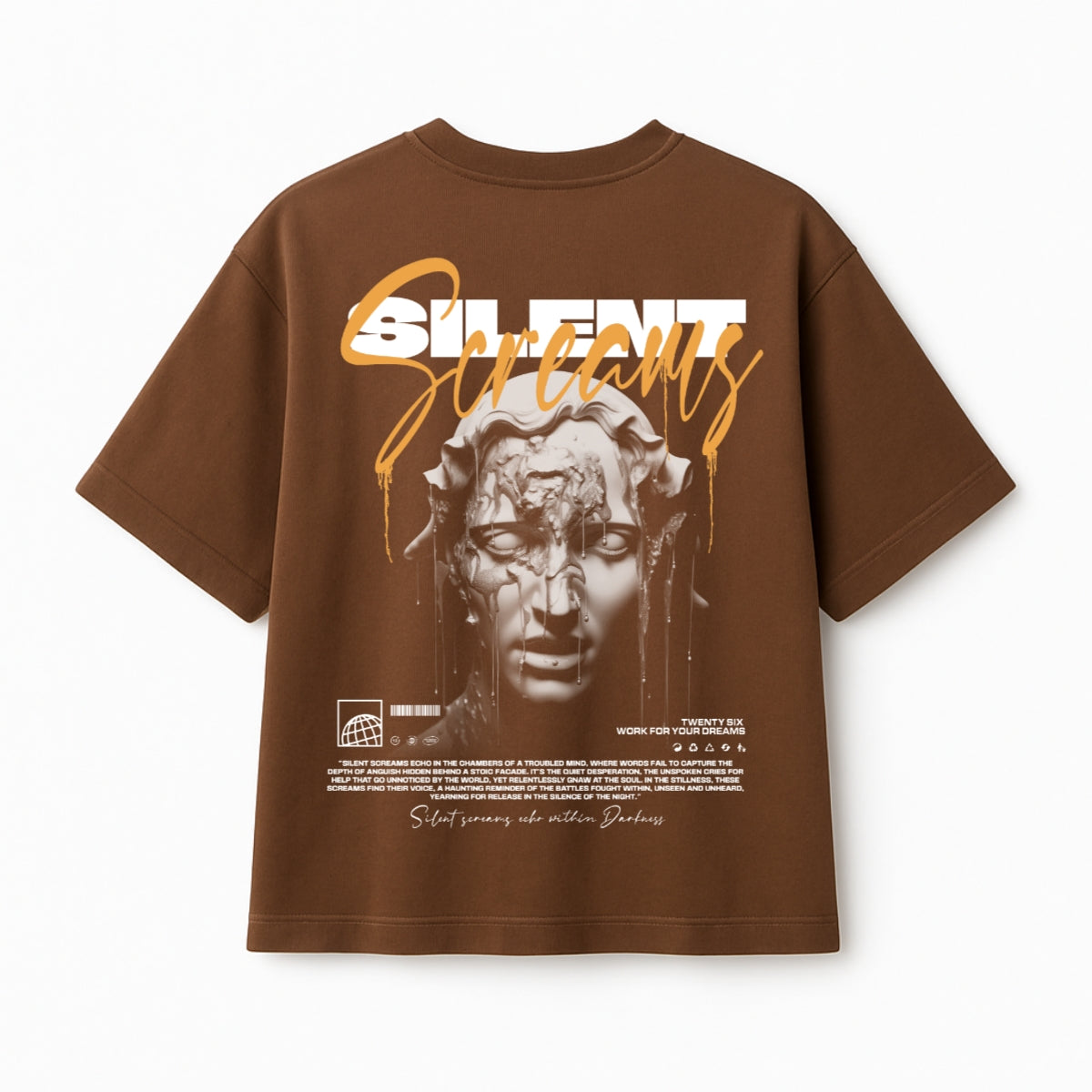 T-Shirt Earth Marrón